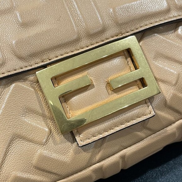 Fendi Baguette Tan Leather 2-way Bag (JB1240) - Picture 3 of 11